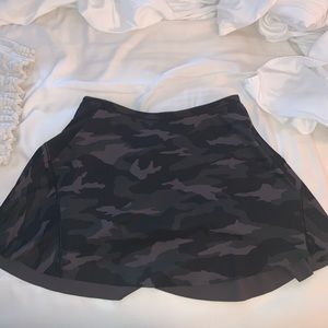 camouflage tennis skirt